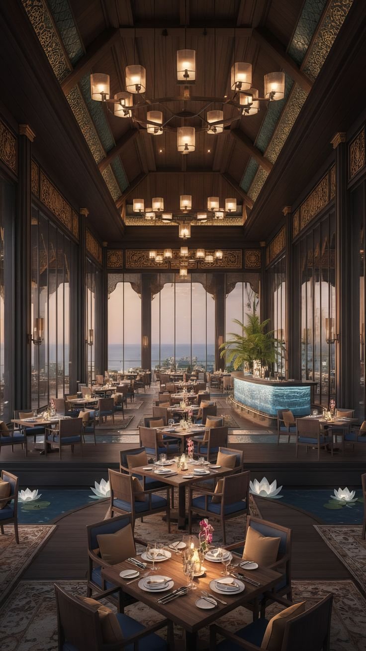 Destination dining interior